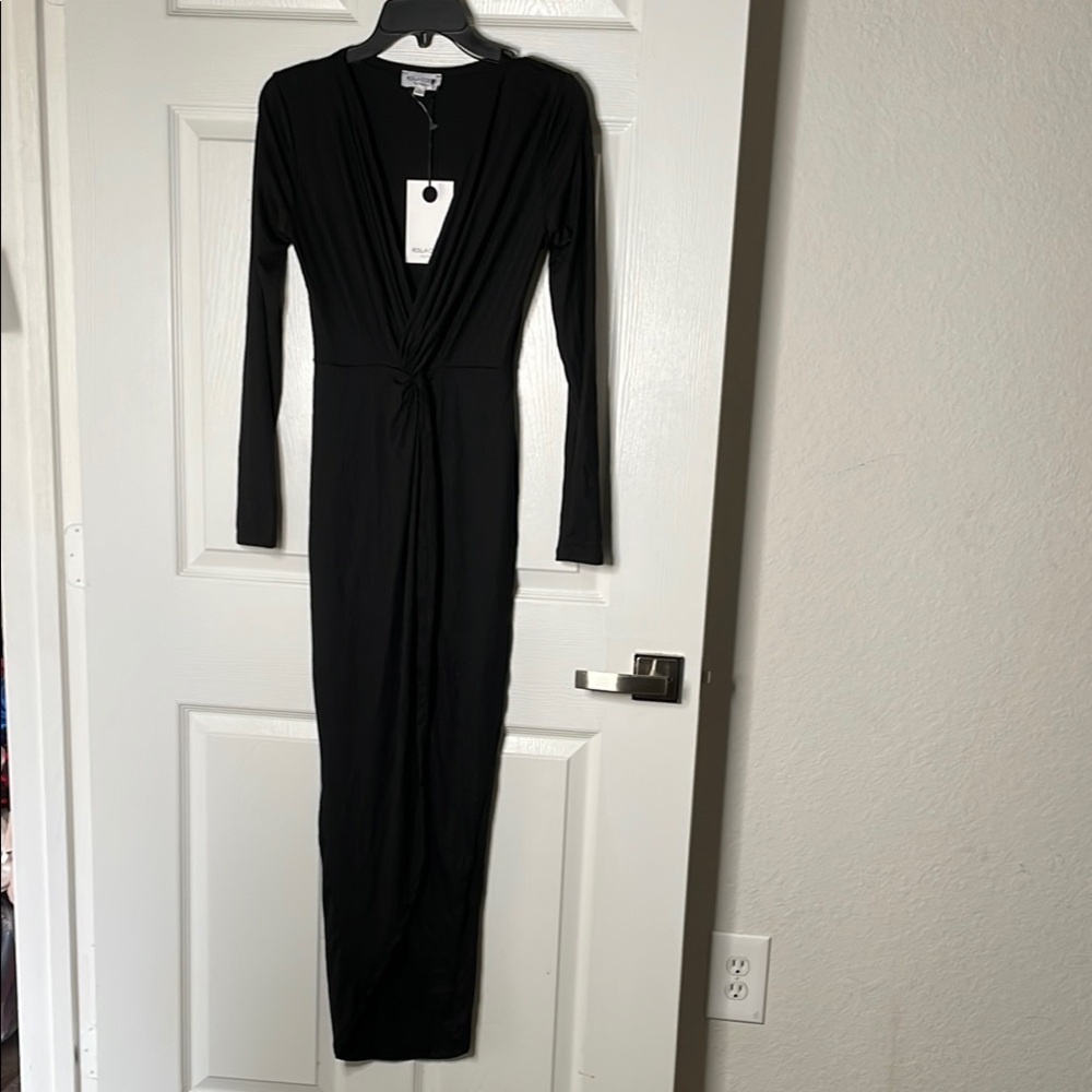 NWT Rollacoaster Long Sleeve maxi Dress
